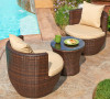 Perry 3 Piece All-Weather Wicker Patio Conversation Set