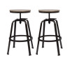 Mullings Adjustable Height Bar Stool