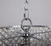 2-Light Chrome Crystal Chandelier