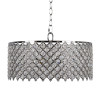 2-Light Chrome Crystal Chandelier