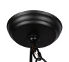 24-Light Sputnik Chandelier--Matte Black