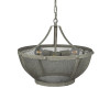 3-Light Bowl Pendant--Antique Metal