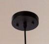 Black Industrial 1-Light Pendant
