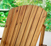 Acacia Rocking Adirondack Chair, Natural