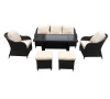Bahia 4 piece Outdoor Wicker Coversation Set