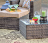 Caribe 4 Piece All-Weather Wicker Patio Seating Set