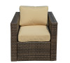 Caribe 4 Piece All-Weather Wicker Patio Seating Set