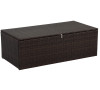 Rio 5 Piece All-Weather Wicker Conversation set with Storage and Ottoman