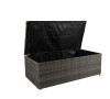 Rio 5 Piece All-Weather Wicker Conversation set with Storage and Ottoman
