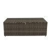 Rio 5 Piece All-Weather Wicker Conversation set with Storage and Ottoman