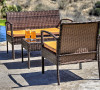 Teaset 4-Piece Patio Conversation Set Orange