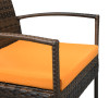 Teaset 4-Piece Patio Conversation Set Orange