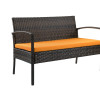 Teaset 4-Piece Patio Conversation Set Orange
